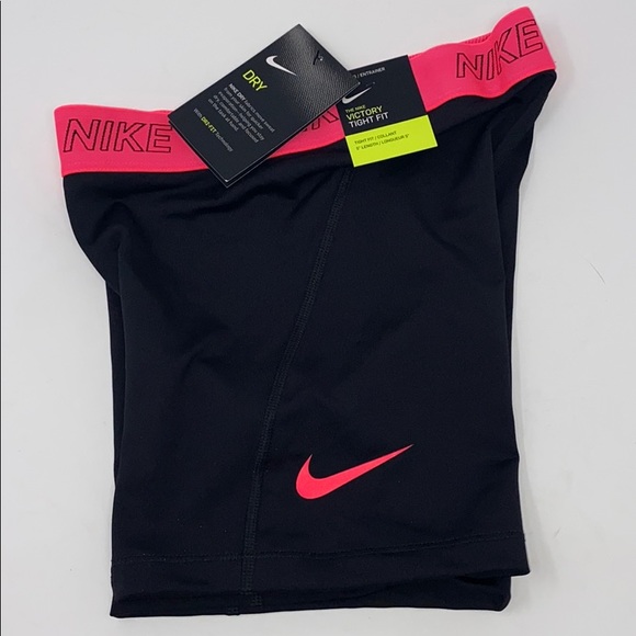 Nike Pants - Nike victory shorts 5 inch black pink Nike Pants - Nike victory shorts 5 inch black pink